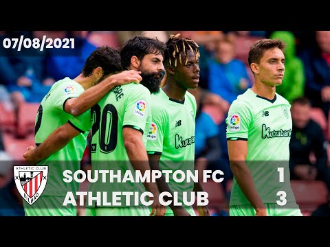 Imagen de portada del video RESUMEN – LABURPENA | Southampton FC 1-3 Athletic Club | Amistosos – Lagunartekoak 2021/22