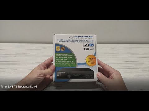 Priedėlis „Esperanza EV106P HDMI USB 2.0 Timeshift DVB-T2 Juodas“ video