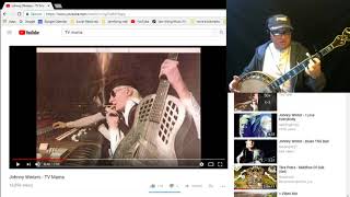 JamAlong with YouTube: Play Johnny Winter &quot;TV mama&quot; on your banjo!