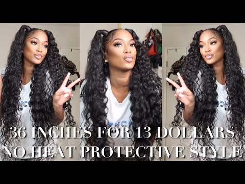 INEXPENSIVE 36 INCH CURLY HAIR 13$ BUDGET : How to...