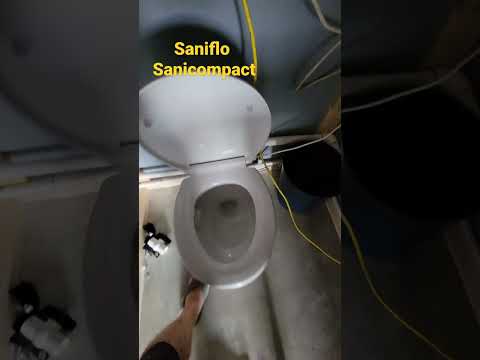 garage or basement toilet! $1k toilet! macerating toilet. upflush toilet