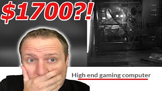 $1700 SCAM "High End Gaming PC" vs REAL High End Gaming PC
