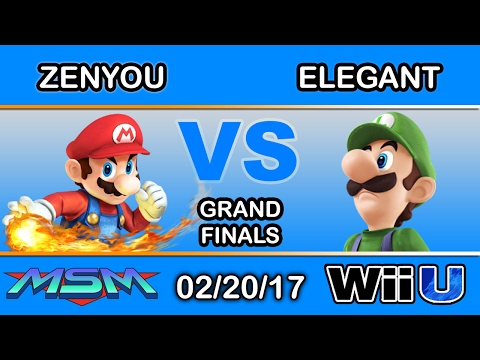 MSM 86 - eM | Zenyou (Mario) Vs. Elegant (Luigi) Grand Finals - Smash Wii U