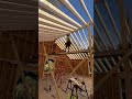 Cathedral ceiling #construction #framing #houseconstruction #woodframing #workflow #howto #shorts ￼