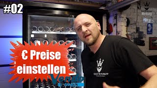 ✅ Vendo Sanden Automat Preise einstellen mit Onkel Kramer