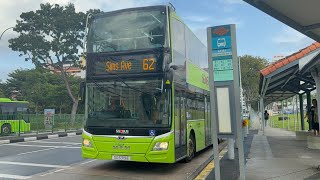 [Christmas Special 1🎄]MAN ND323F A95 3D2S SG6319E joyride on 62 from Punggol Int➡️Hougang Stn Exit C