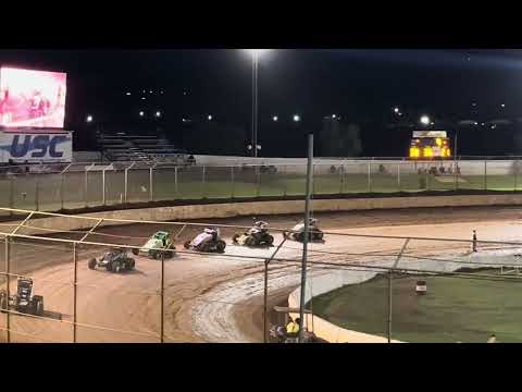 Wingless Sprints Queensland Title Heat 2 Toowoomba Speedway 13/01/2024