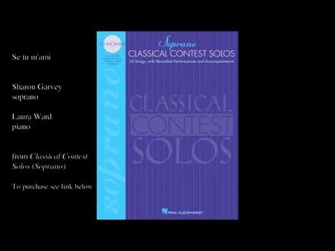 Alessandro Parisotti "Se tu m'ami"