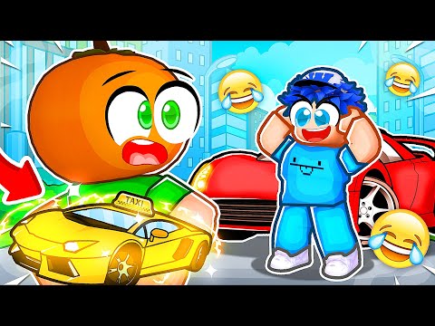 NOOB Taksici Gibi DAVRANDIM Sonra PRO Olarak SÜPER ARABA İLE TROLLEDİM!   🚕 | Roblox