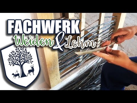 #16 | Wand bauen mit Lehm und Zweigen DIY - Fachwerkhaus renovieren