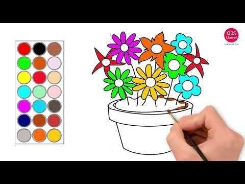 Flower Drawing Video