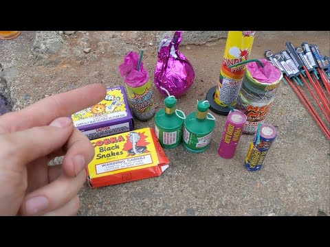 Lighting Fireworks in the Morning!