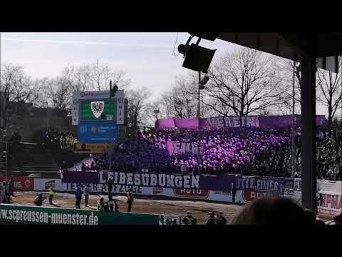 Preußen Münster 0:0 VfL Osnabrück | Pyro & Choreos