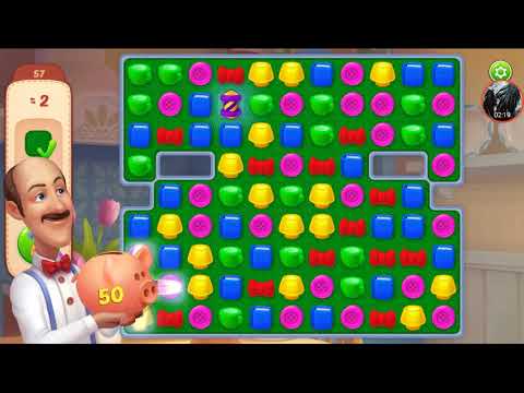 Homescapes level 57 walkthrough