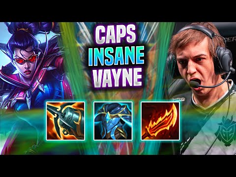 CAPS IS INSANE WITH VAYNE! - G2 Caps Plays Vayne Top vs Ornn! | Season 2022