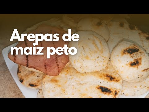 Como hacer arepas con MAIZ PETO | arepas más saludables