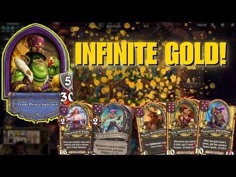 Gallywix PIRATE Infinite Gold Build — Turn 7 Brann = INSANE APM!