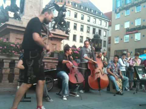 a street tango in Munich