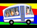 Wheels On The Bus Go Round And Round Nursery Rhyme Songs For Kids And Children