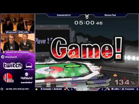DL4.5 - [A]rmada + Android Vs. TSM | Leffen + VwS | Fuzzyness - Winners Final - Melee Doubles