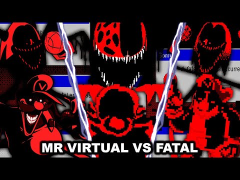 Mr. Virtual Vs Fatal Error (Fatality Cover) - Sonic.exe and Mario Madness V2 FNF