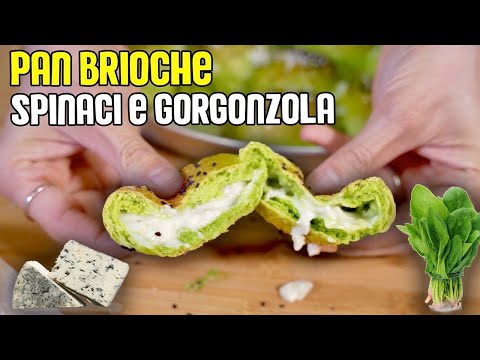 Danubio salato agli spinaci ripieno di gorgonzola * RICETTA PAZZESCA*