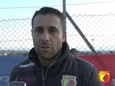 Il tecnico Cirinà dopo Atletico Uri - Tergu 3-1 (15^ di Eccellenza)