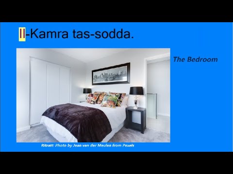 Nitgħallmu l-Malti - Learning Maltese; Il-Kamra tas-Sodda - The Bedroom