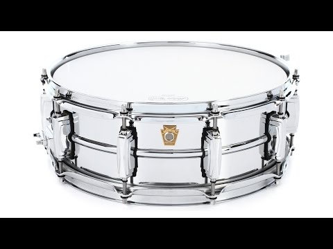 NEW - Ludwig LM400 Supraphonic Snare Drum 5x14" Chrome over Aluminum Imperial 10-lug Snare image 2