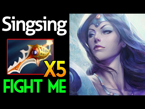 Singsing DOTA2 Patch 7.02 [Mirana] Fight Me! 5 Rapier
