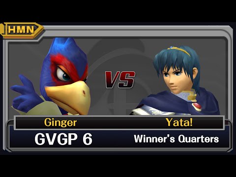 GVGP 6 Melee - Ginger (Falco) vs. Yata! (Marth/Samus)