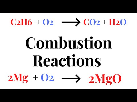 COMBUSTION REACTIONS