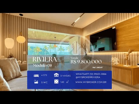 Capa do vídeo: Apartamento pé na areia com 4 suítes — Edifício Galápagos, Módulo 08