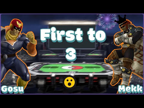 Gosu (Falcon) vs Mekk (Ganondorf) | We challenged Mekk for a FT3!