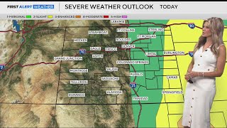 Severe storms possible around Denver this afternoon
