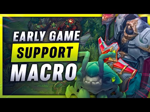 Support Guide - Early Game Macro (Lane Prio, Roams, Recall Timing, Wave States) - League of Legends