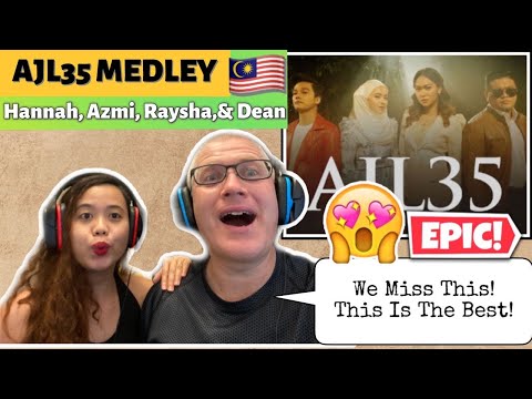 AJL35 Medley - Hannah Delisha, Azmi Saat, Raysha Rizrose & Dean Eiman | REACTION!❤️🇲🇾