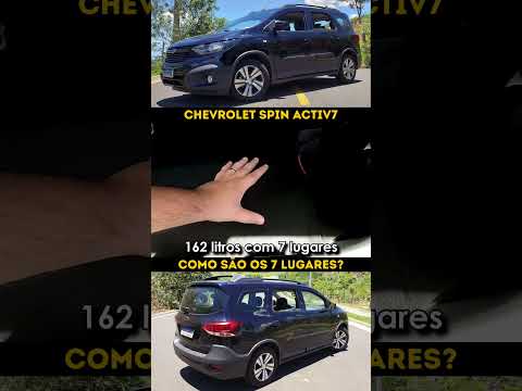 7 lugares da Chevrolet Spin...