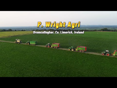 A DAY WITH P. WRIGHT AGRI | Silage 2023 | Limerick, Ireland