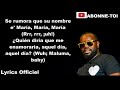 Maître Gims - Hola Señorita feat Maluma (PAROLES)