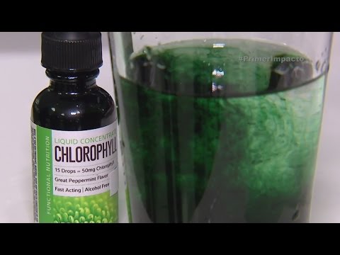 The benefits of consuming chlorophyll