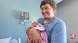 Father's Day gift came wrapped in a blanket for local dad at Mercy Hospital in Buffalo