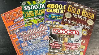 $250 play - BIG tickets!! #floridalottery #lottery #scratch #lotto #scratchofftickets #scratchoffs 