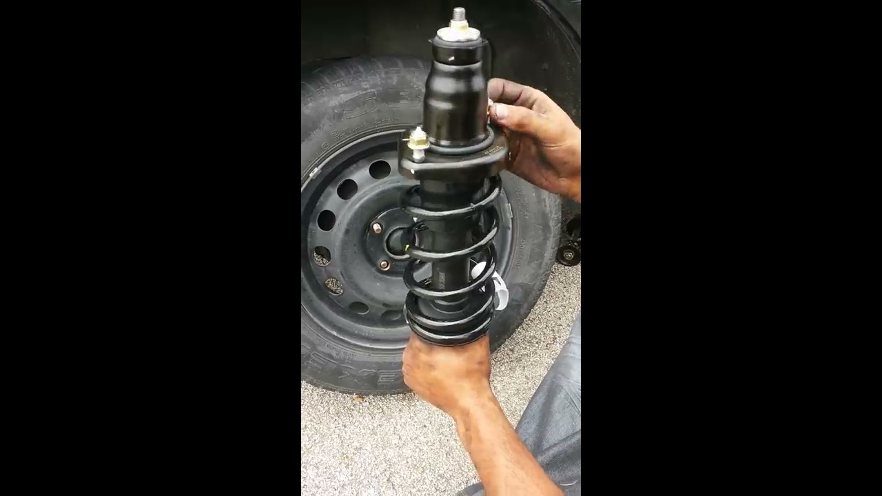 Cambio de amortiguadores y espirales al honda civic 2001-2005 en espanol