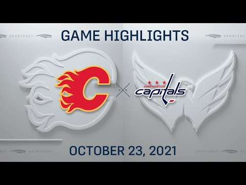 NHL Highlights | Flames vs. Capitals - Oct. 23, 2021