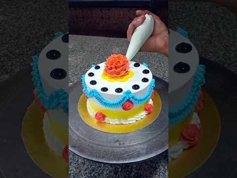 new cake video designing #shorts #new #cake #viral #design