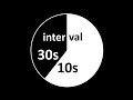Interval Timer 30 Seconds 10 Seconds Rest Animated