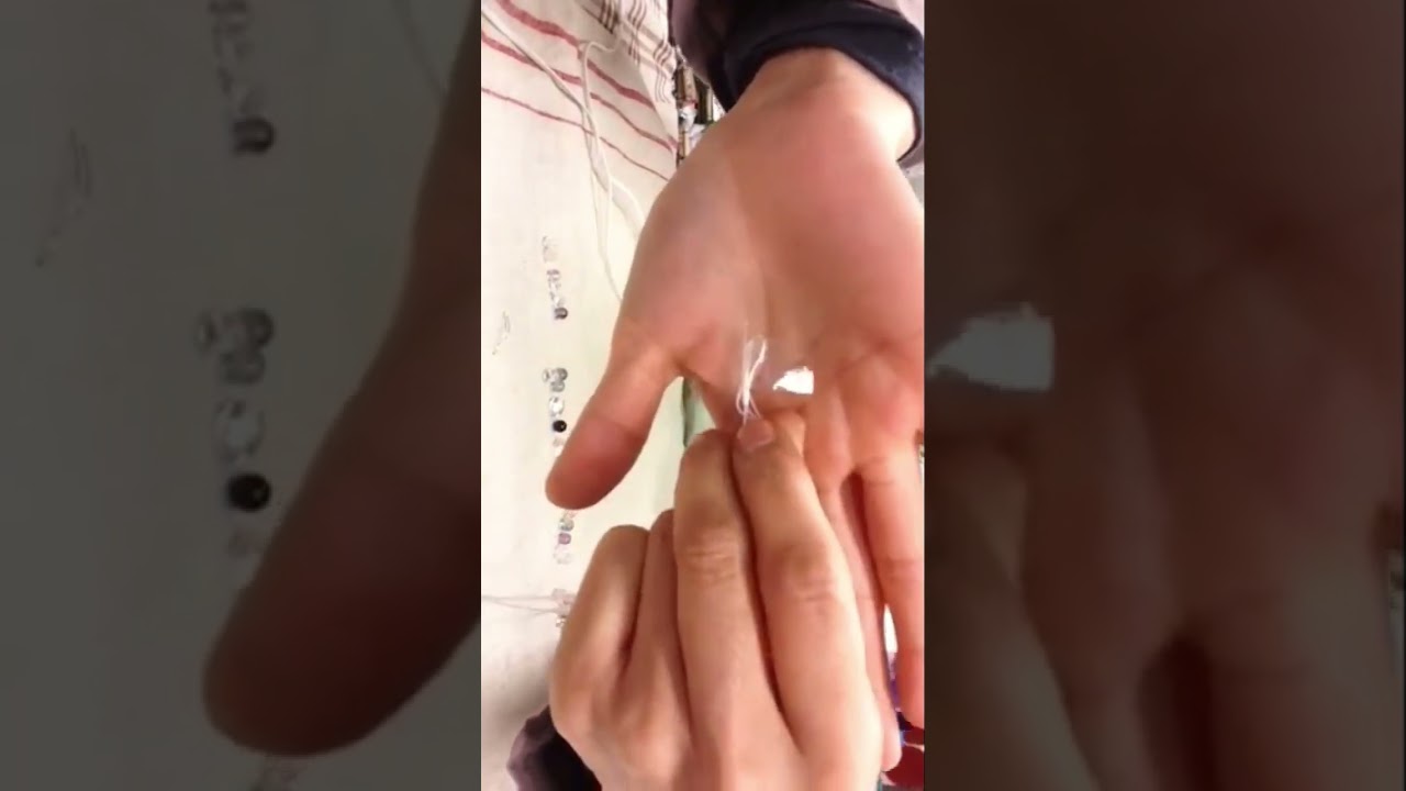 天然石ブレスレットゴムの通し方 アクセサリー 広島手芸雑貨店「Leche れちぇ」　ゴムが切れて修理にも簡単で綺麗に作るポイントをご紹介 #ハンドメイド