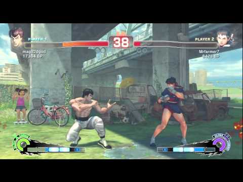 SSF4: Mago (Fei Long) VS Mrfarmer (Sakura)