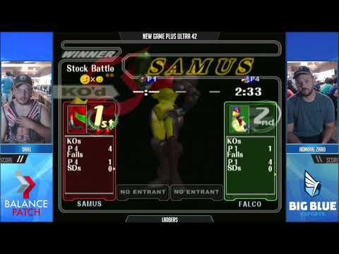 NGPU 42 SSBM - dahl (Falco) vs. Admiral Zhao (Samus) - Melee Ladder